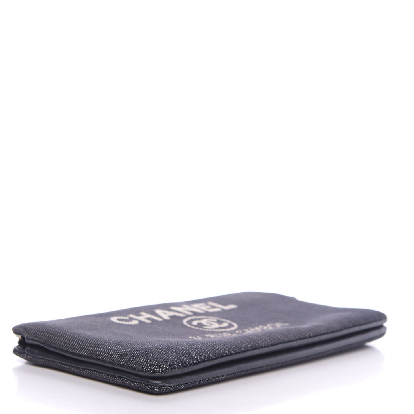 Denim Small Deauville Zipped Pouch Dark Blue