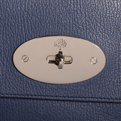Mulberry Grainy Leather Large Del Rey Satchel Slate Blue 3 of 11
