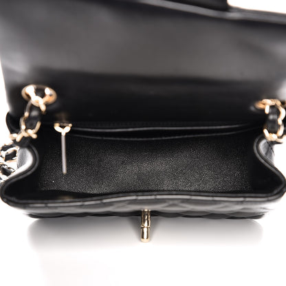 Chanel Lambskin Quilted Mini Square Flap Black 5 of 8
