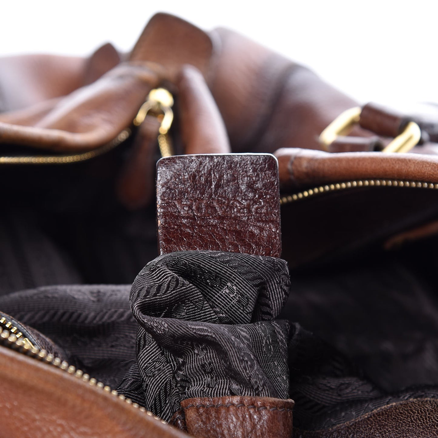 Cervo Antik Shopping Satchel Cacao Sfumato