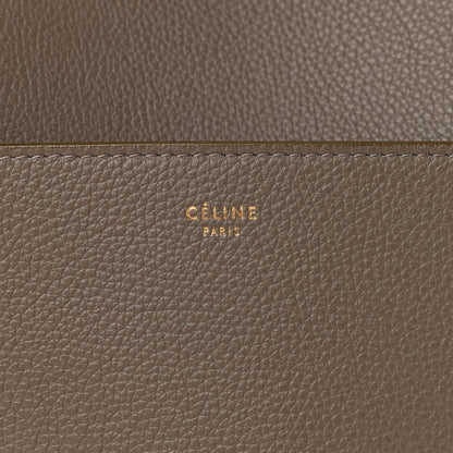 Celine Soft Grained Calfskin Sangle Bucket Bag Taupe 6 of 11