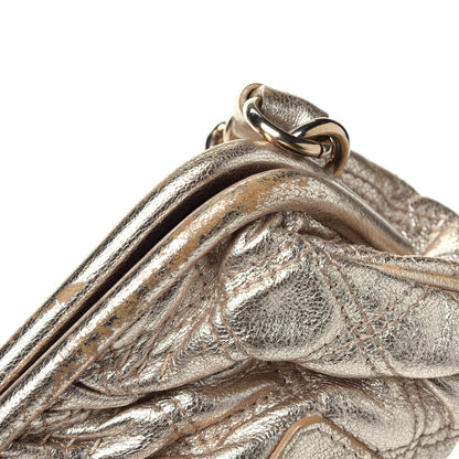 Marc Jacobs Metallic Calfskin Quilted Stam Clutch Gold 11 of 11