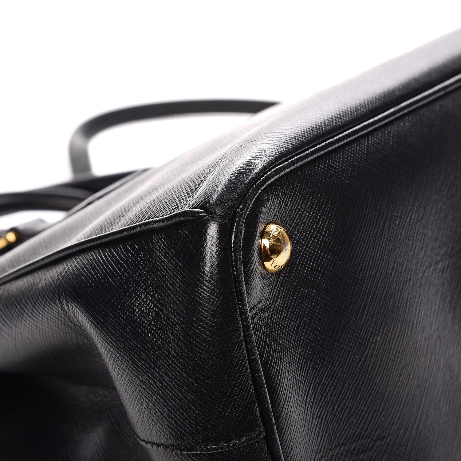 Prada Saffiano Small Galleria Double Zip Tote Black 12 of 15