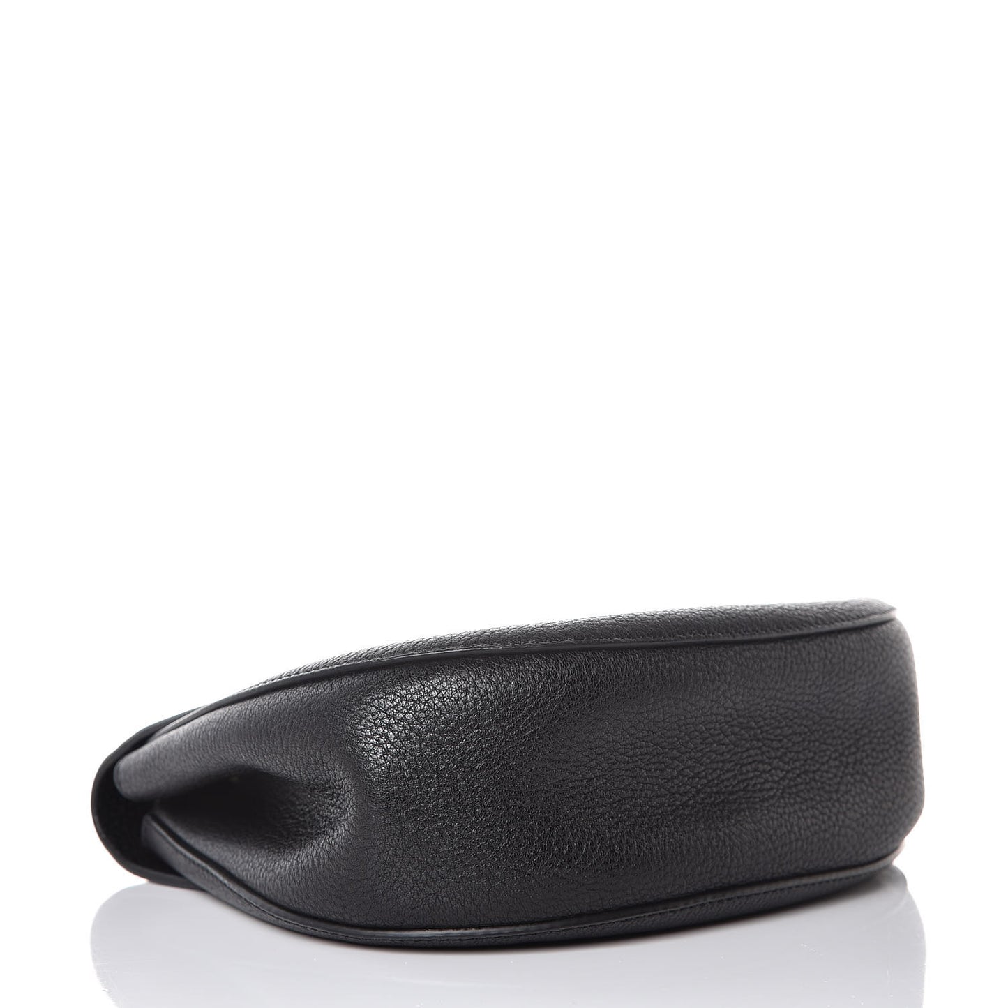 Grained Lambskin Drew Shoulder Bag Black