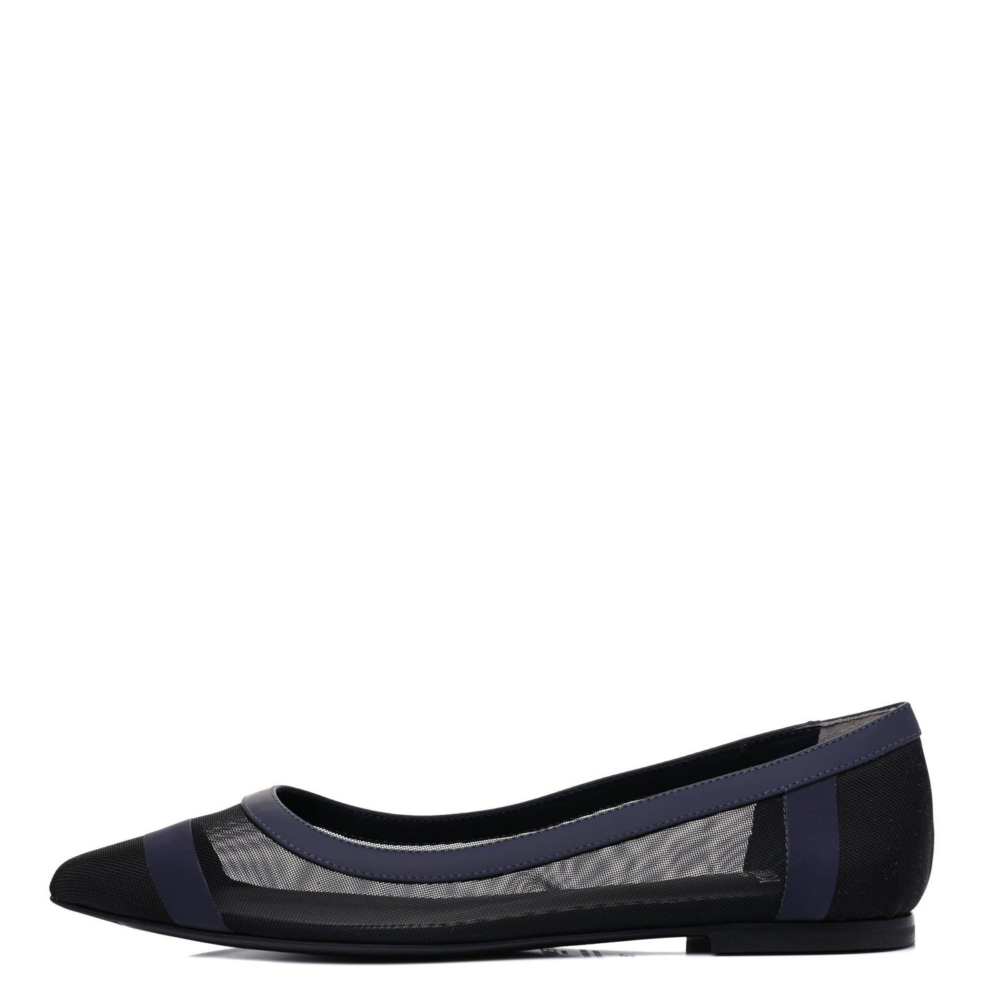 Mesh FF Skimmer Ballerina Flats 35 Navy Black