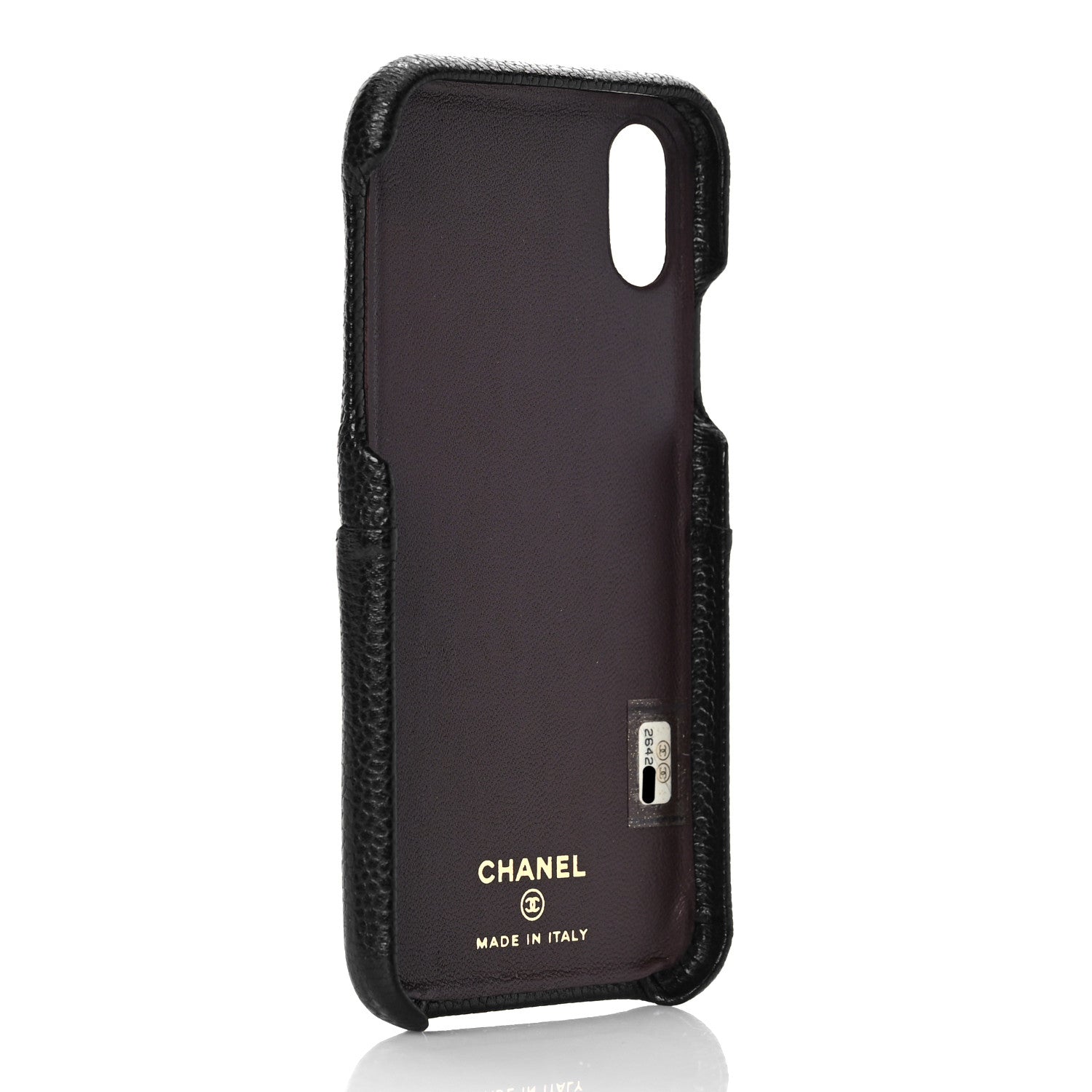Chanel Caviar Quilted iPhone X Coco Tech Case Black 3 of 8