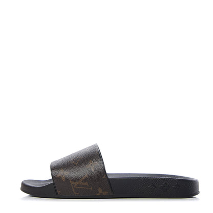 Louis Vuitton Rubber Monogram Mens Waterfront Mules 5 Macassar 1 of 7