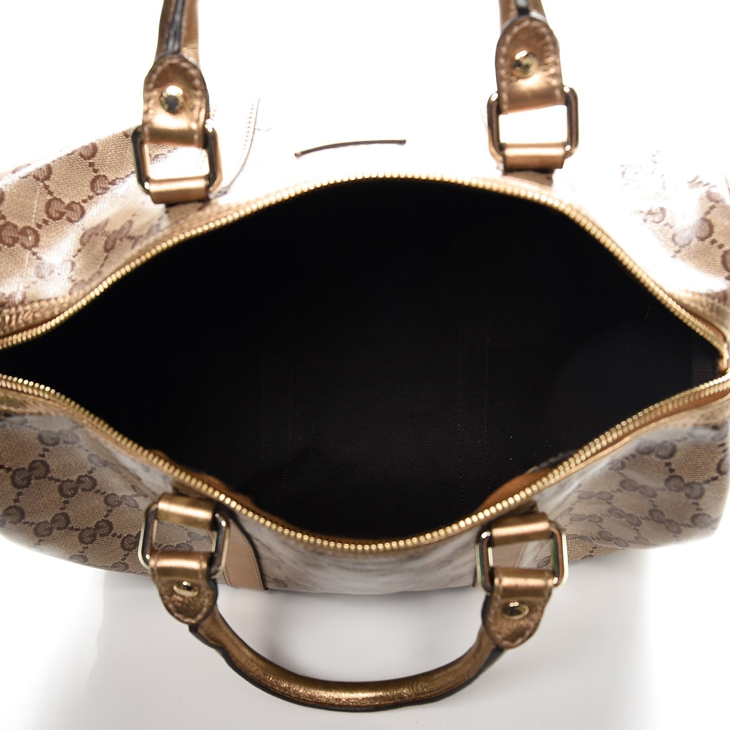 Crystal Monogram Medium Joy Boston Gold