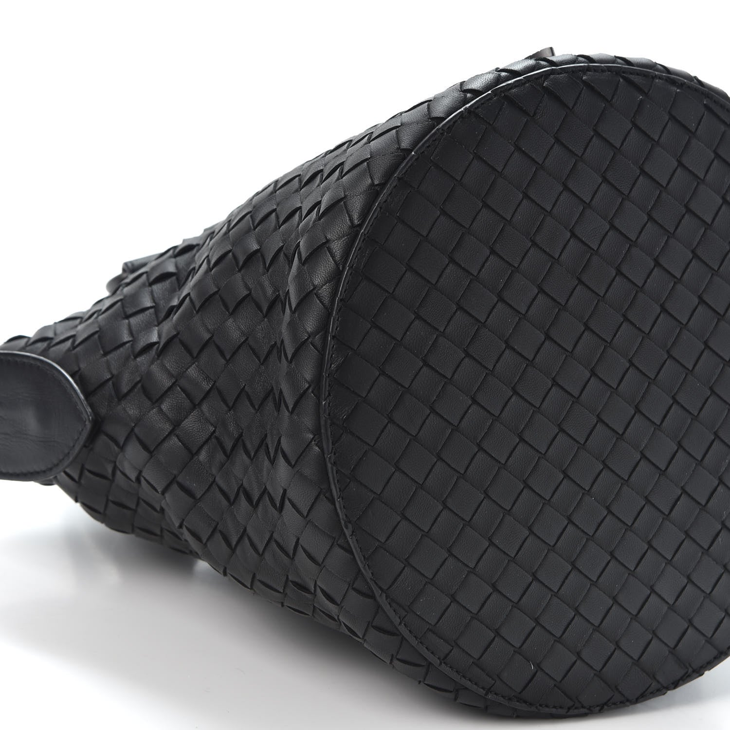 Bottega Veneta Nappa Intrecciato Shoulder Bag Black 5 of 8