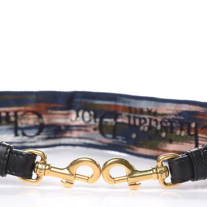 Christian Dior Canvas Embroidered Studded KaleiDiorscopic Shoulder Strap Multicolor 5 of 5