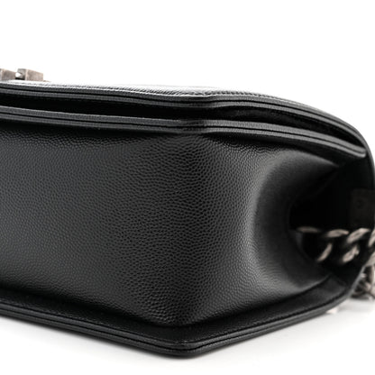 Chanel Caviar Quilted Medium Boy Flap Black 10 of 11