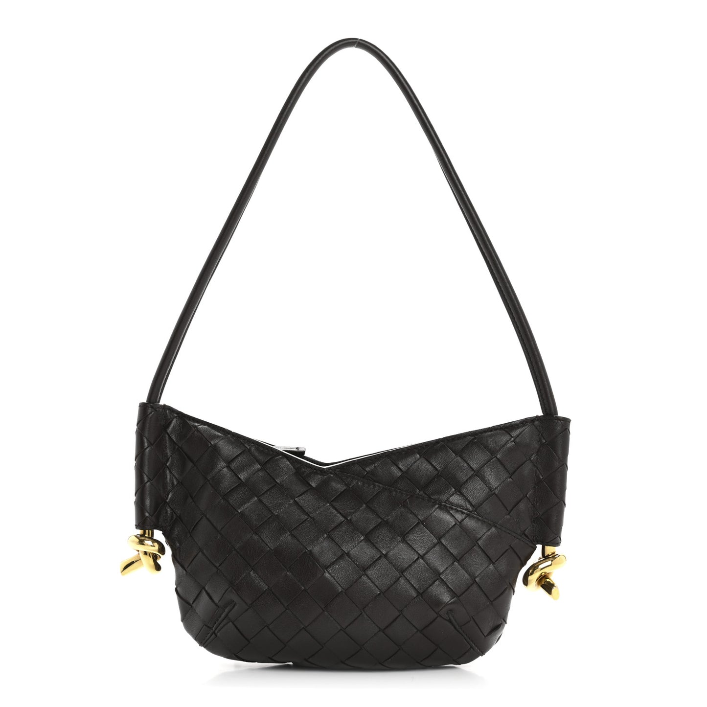 Nappa Intrecciato Mini Solstice Shoulder Bag Fondant
