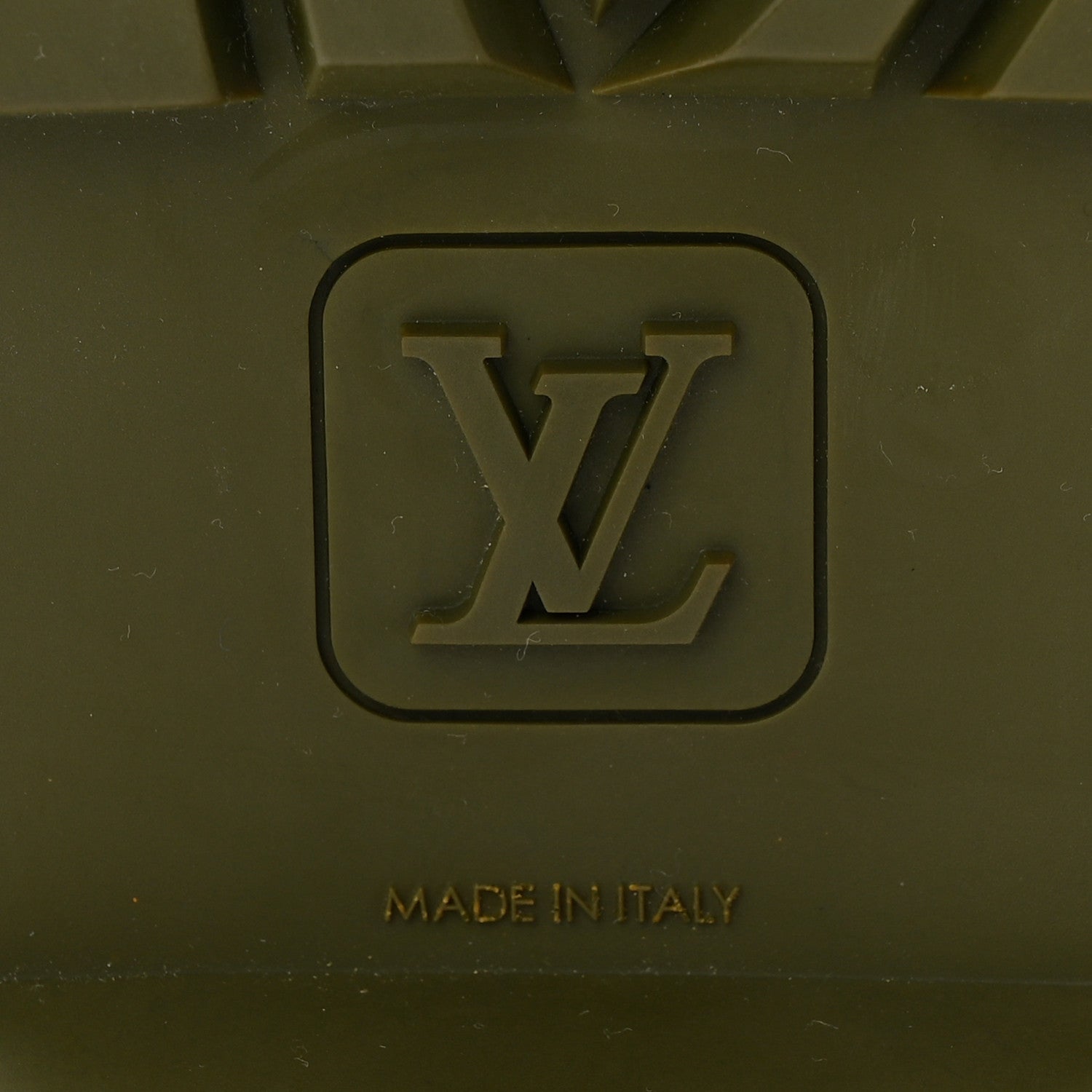 Louis Vuitton Rubber Calfskin Territory Flat High Boots 41 Khaki 7 of 9