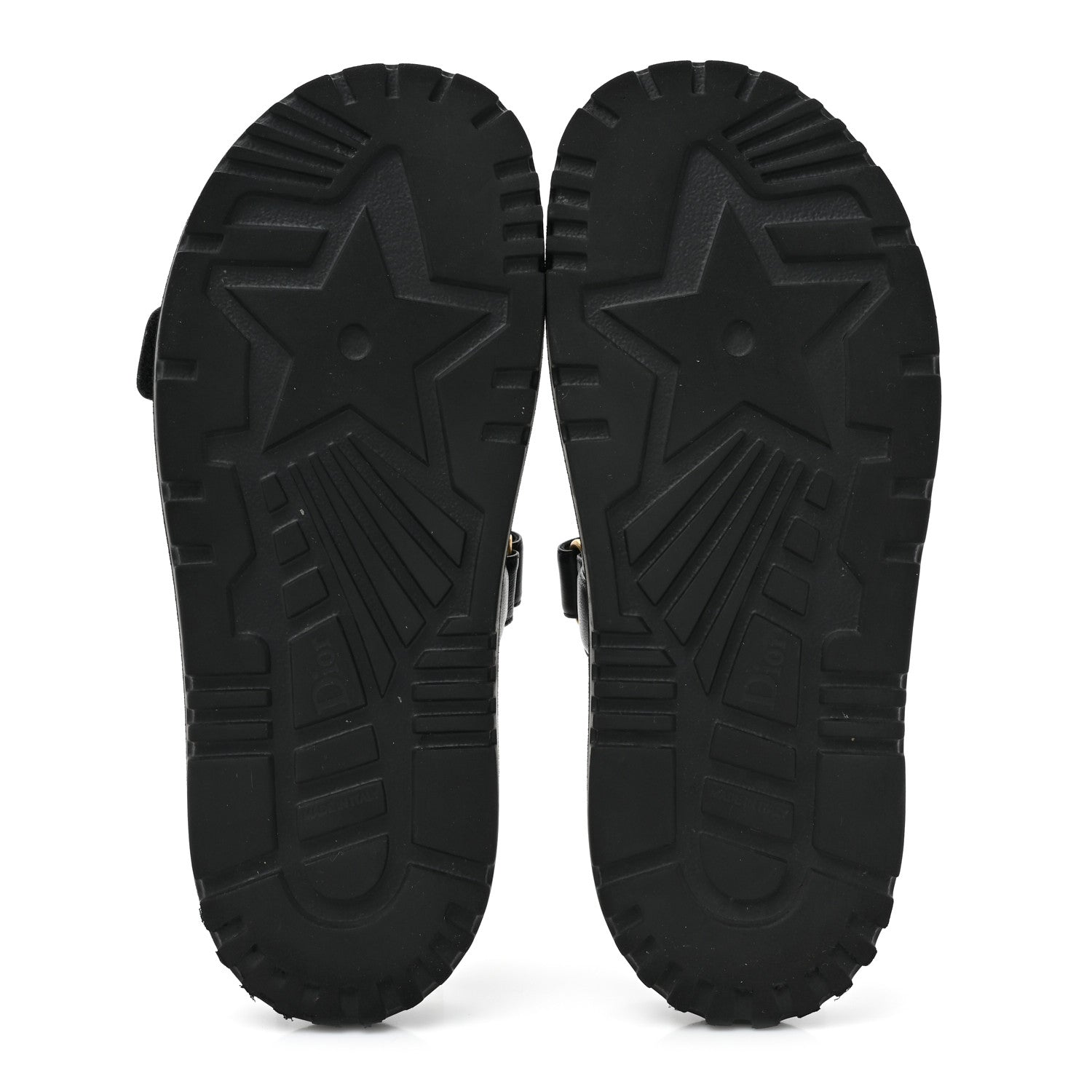 Christian Dior Lambskin Dioract 10mm Slide Sandals 40 Black 5 of 11