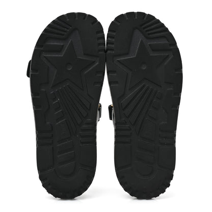 Christian Dior Lambskin Dioract 10mm Slide Sandals 40 Black 5 of 11