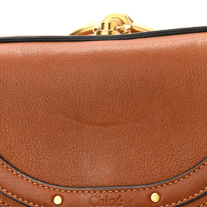 Chloe Calfskin Small Nile Bracelet Minaudiere Bag Caramel 13 of 13