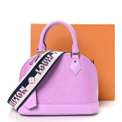 Louis Vuitton Epi Jacquard Alma BB Lilac 10 of 10