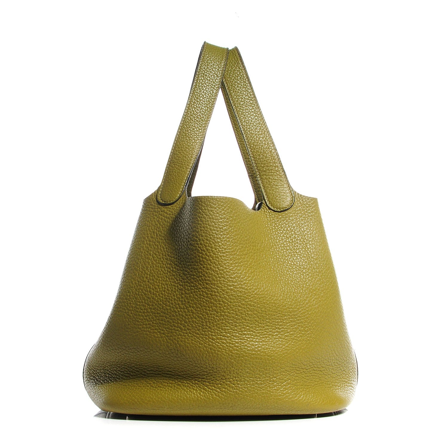 Hermes Taurillon Clemence Picotin 18 PM Vert Anis 1 of 11