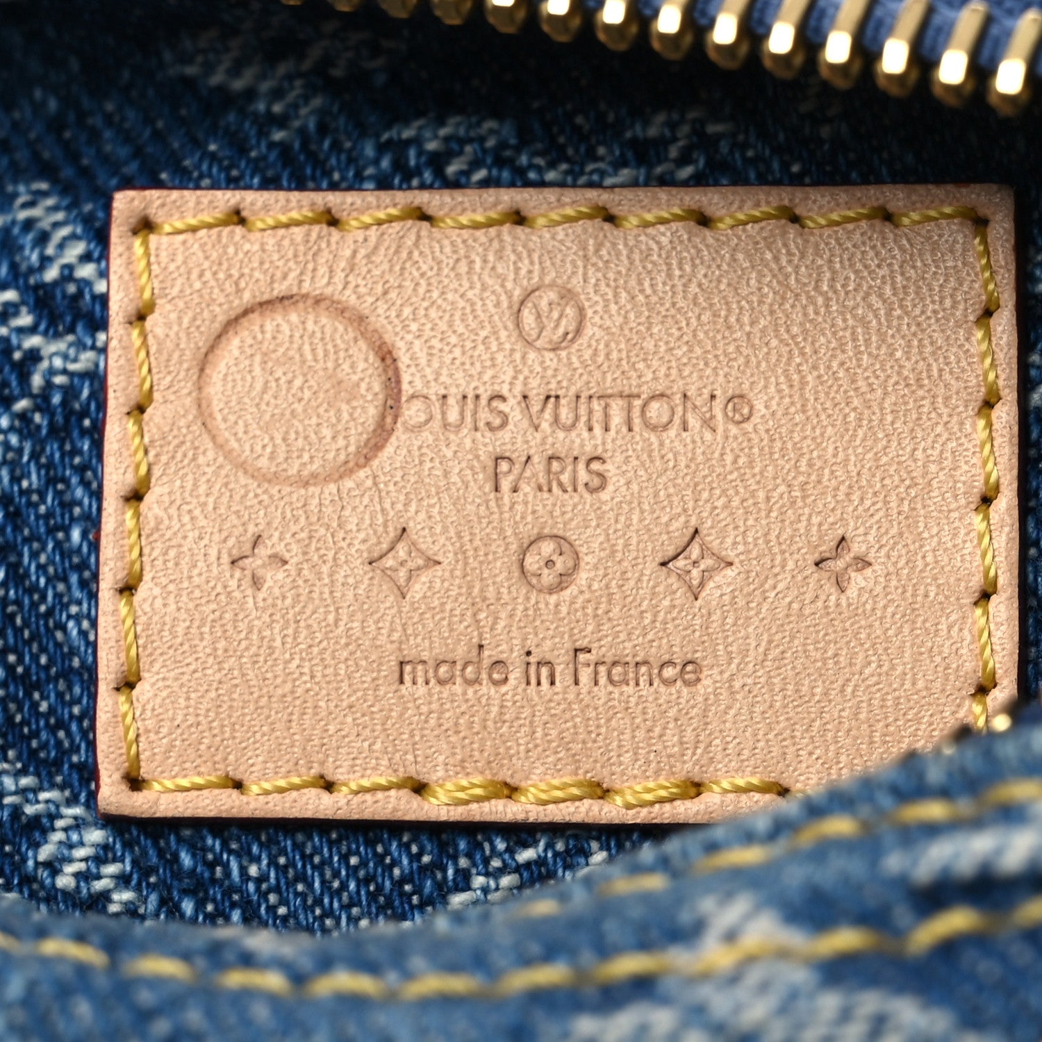 Louis Vuitton Monogram Denim Nano Speedy Blue 6 of 9