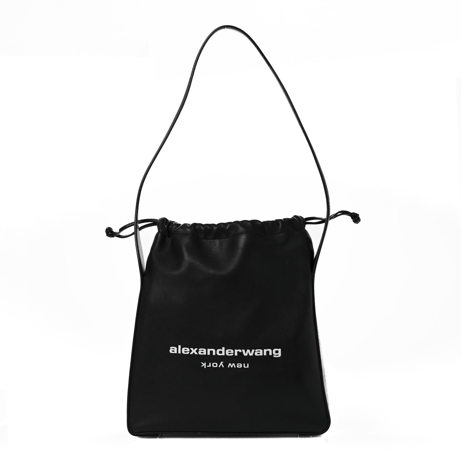 Alexander Wang Nappa Grained Calfskin Ryan Shoulder Bag Black 1 of 14