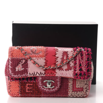 Chanel Tweed Patchwork Medium Single Flap Pink 13 of 13
