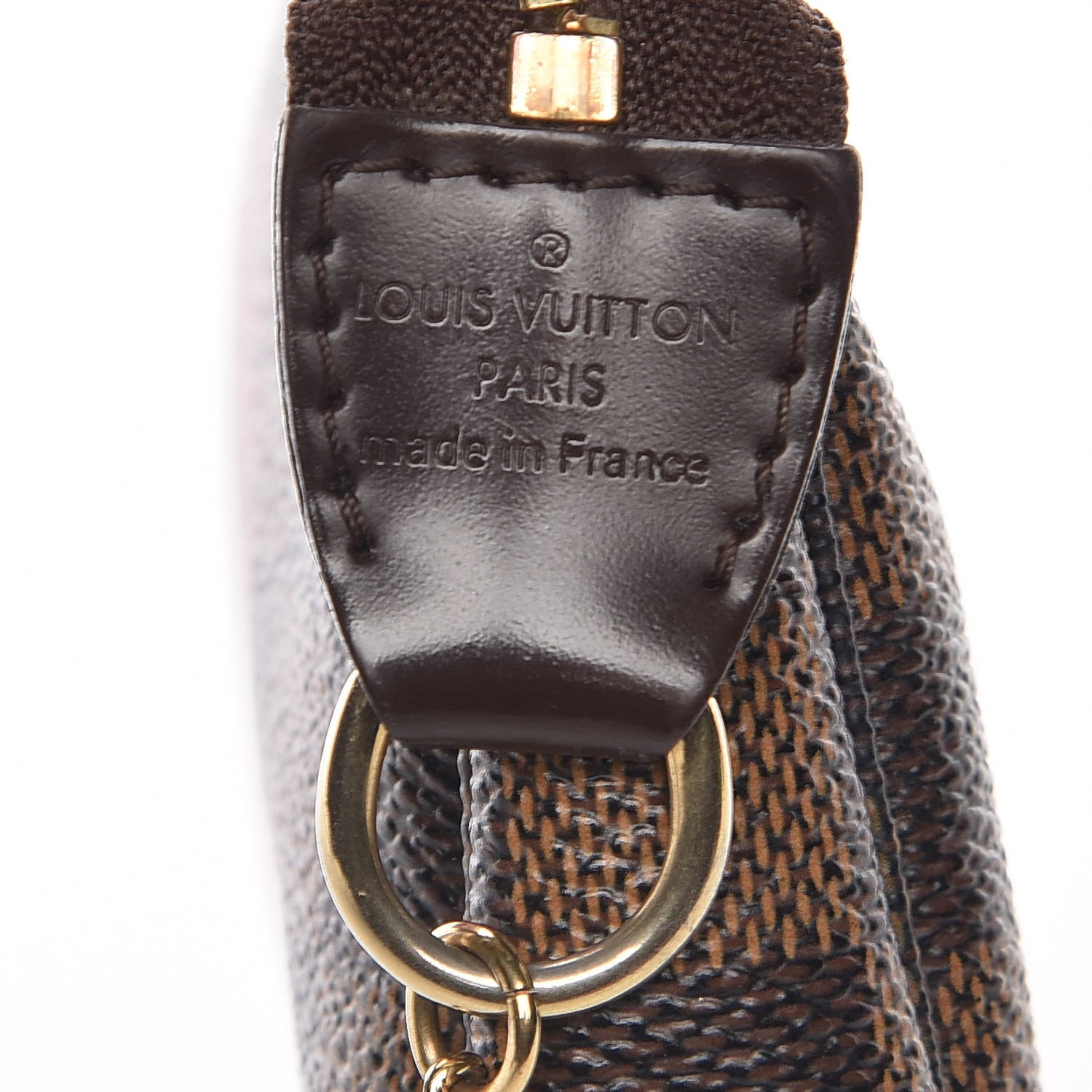 Louis Vuitton Damier Ebene Complice Trunks and Bags Mini Pochette Accessories Red 6 of 9