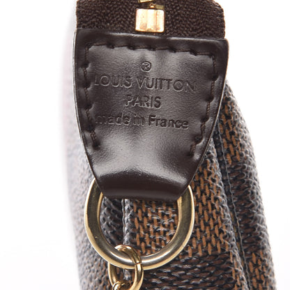 Louis Vuitton Damier Ebene Complice Trunks and Bags Mini Pochette Accessories Red 6 of 9