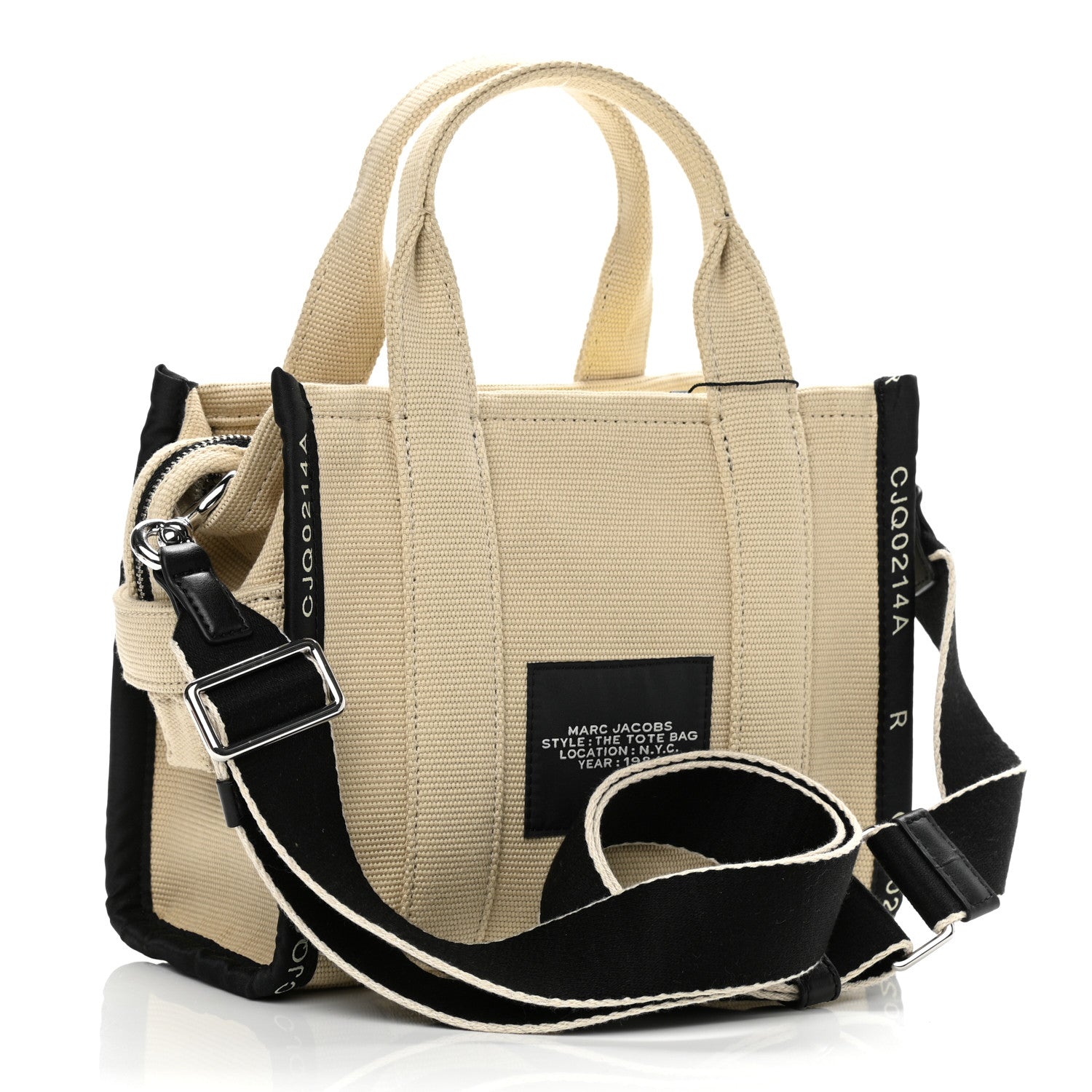 Marc Jacobs Jacquard Small The Traveler Tote Bag Warm Sand 3 of 10