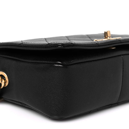 Chanel Caviar Quilted Small Fashion Therapy Flap Bag Black 10 of 11