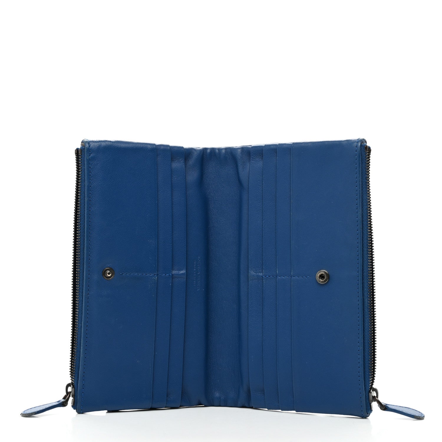 Bottega Veneta Nappa Intrecciato Fold Over Wallet Empire 5 of 11