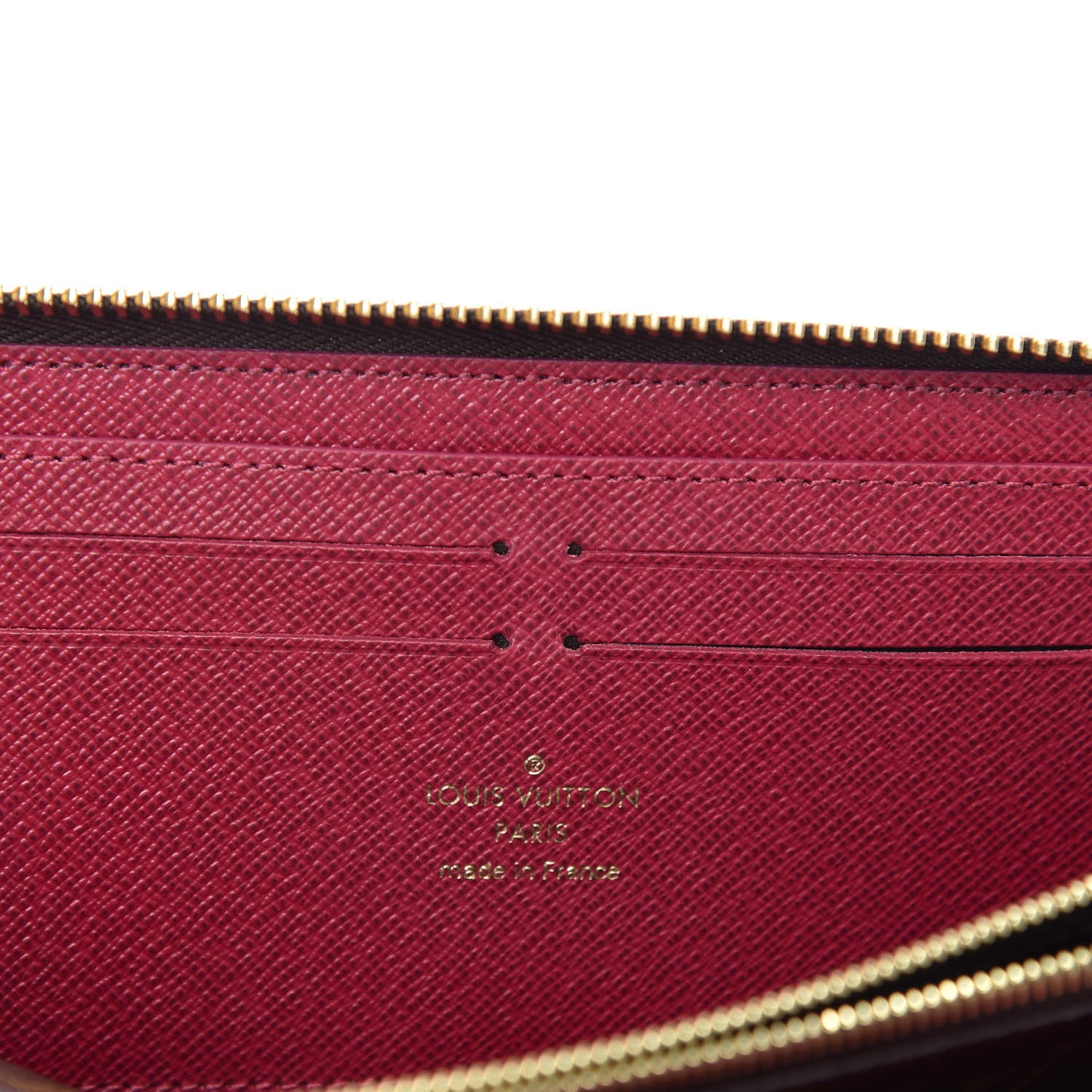 Monogram Clemence Wallet Fuchsia