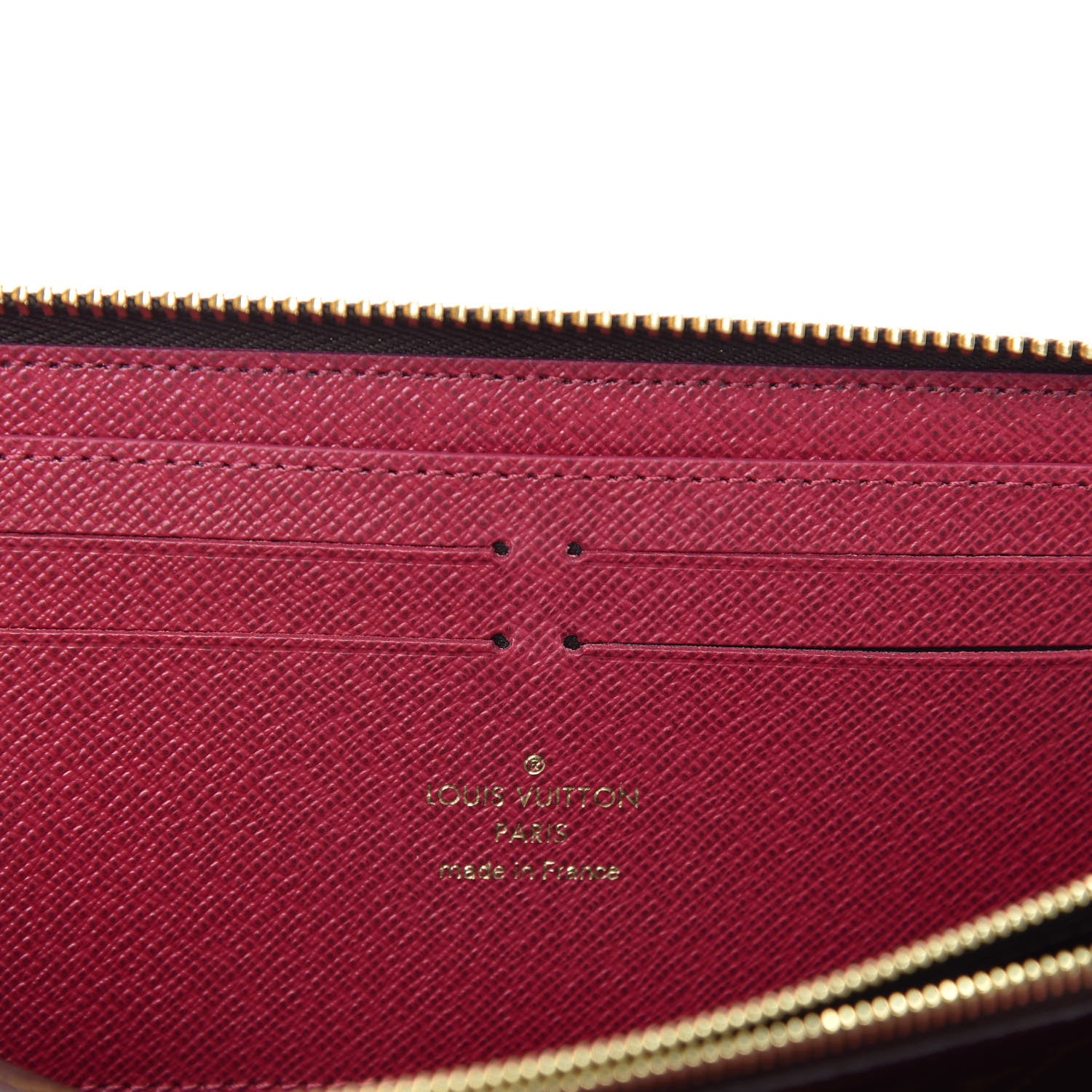 Louis Vuitton Monogram Clemence Wallet Fuchsia 6 of 6