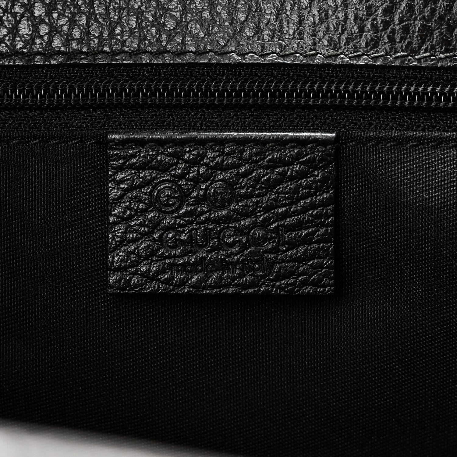 Gucci Calfskin Medium Braided Handle Gifford Tote Black 6 of 10
