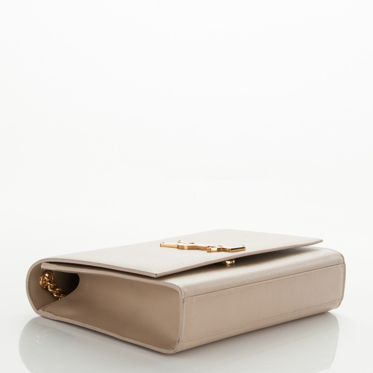 Grain De Poudre Medium Monogram Kate Satchel Nude Powder