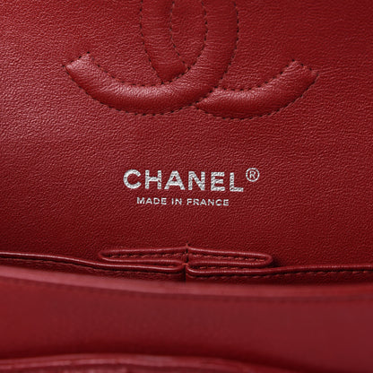 Chanel Caviar Quilted Medium Double Flap Red 8 of 10