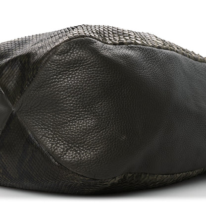 Gucci Snakeskin Greenwich Shoulder Bag Green 10 of 11