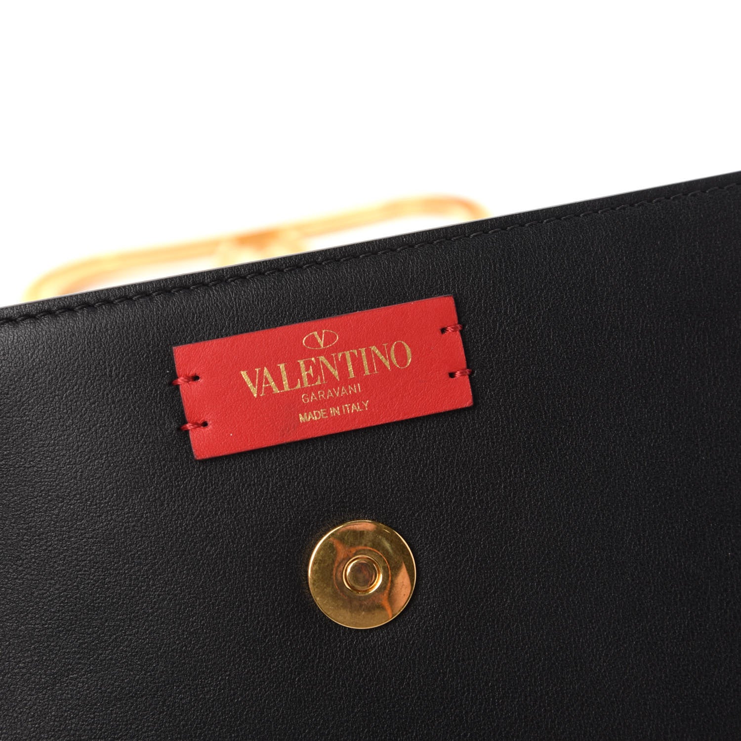 Valentino Garavani Smooth Calfskin Supervee Shoulder Bag Black 8 of 9