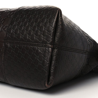 Gucci Guccissima Medium Bree Shoulder Bag Chocolate 10 of 18