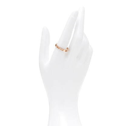 Tiffany 18K Rose Gold Diamond Atlas Pierced Ring 61 9.25 2 of 4