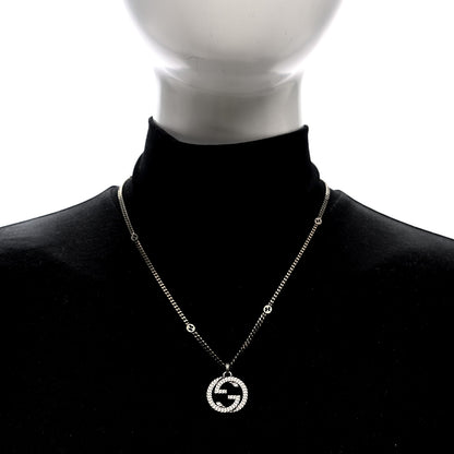 Gucci Sterling Silver Interlocking G Pendant Necklace 2 of 4