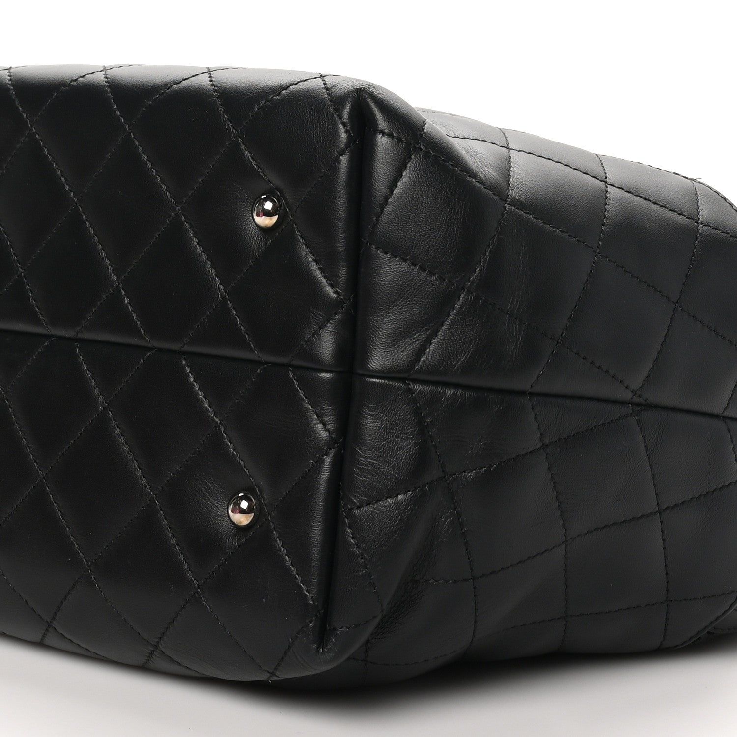 Chanel Calfskin Perforated Up In The Air North South Tote Black 10 of 10