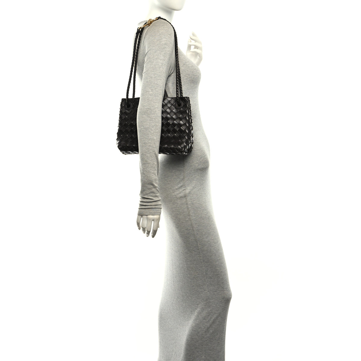 Bottega Veneta Nappa Intrecciato Small Andiamo Shoulder Bag Fondant 2 of 9