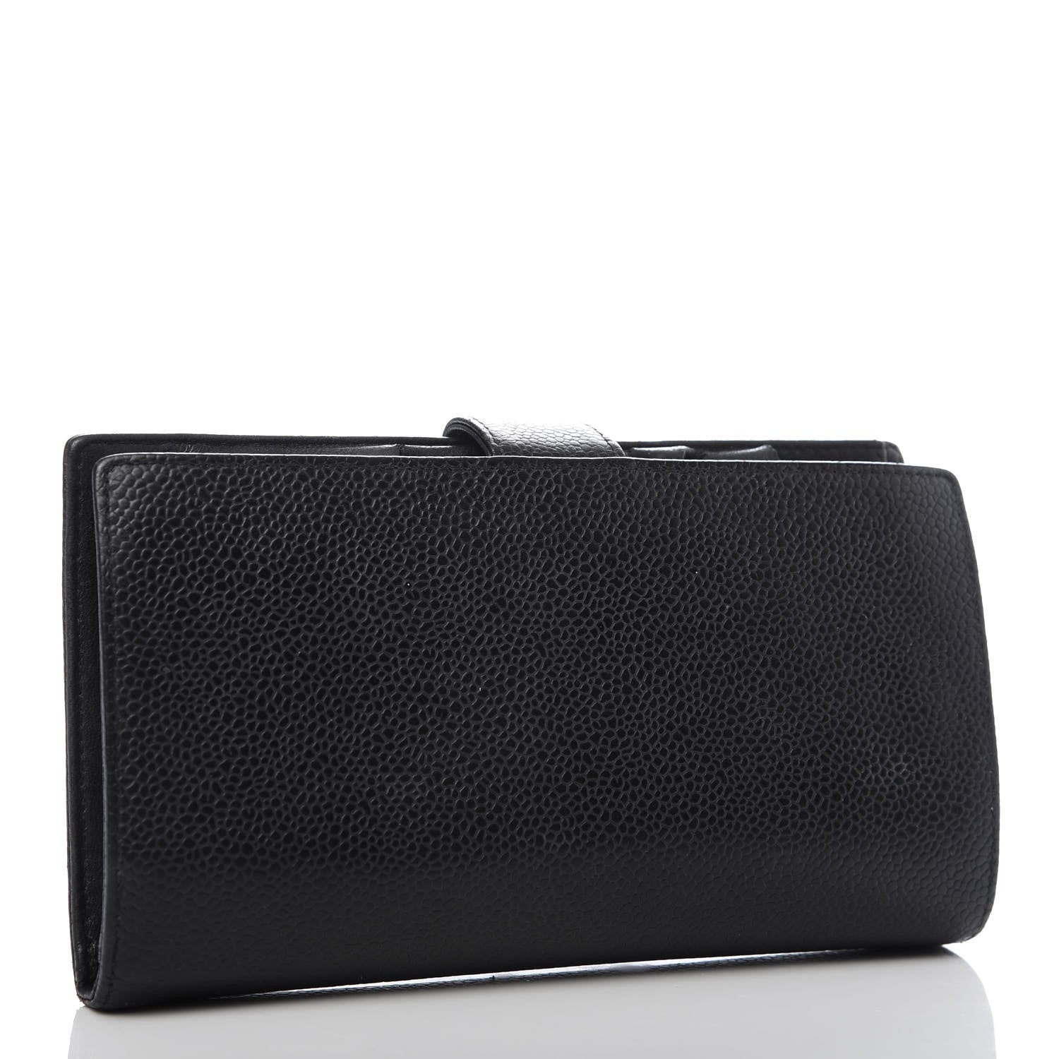 Chanel Caviar Timeless CC French Wallet Black 3 of 12