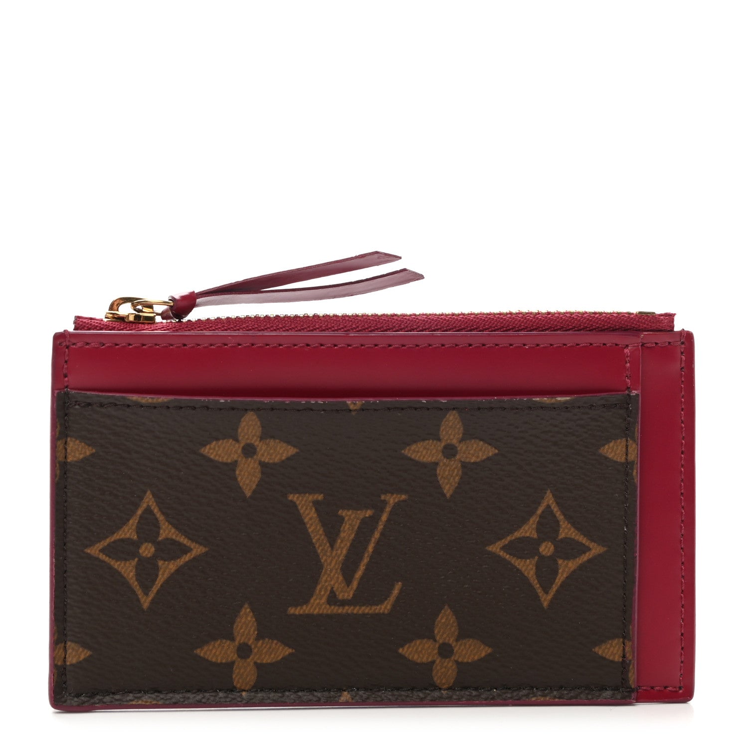 Louis Vuitton Monogram Zipped Card Holder Fuchsia 1 of 7