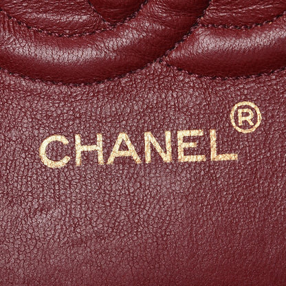 Chanel Lambskin Quilted Medium Double Flap Bag Black 8 of 18