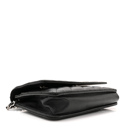Chanel Lambskin Quilted Wallet On Chain WOC Black 4 of 11
