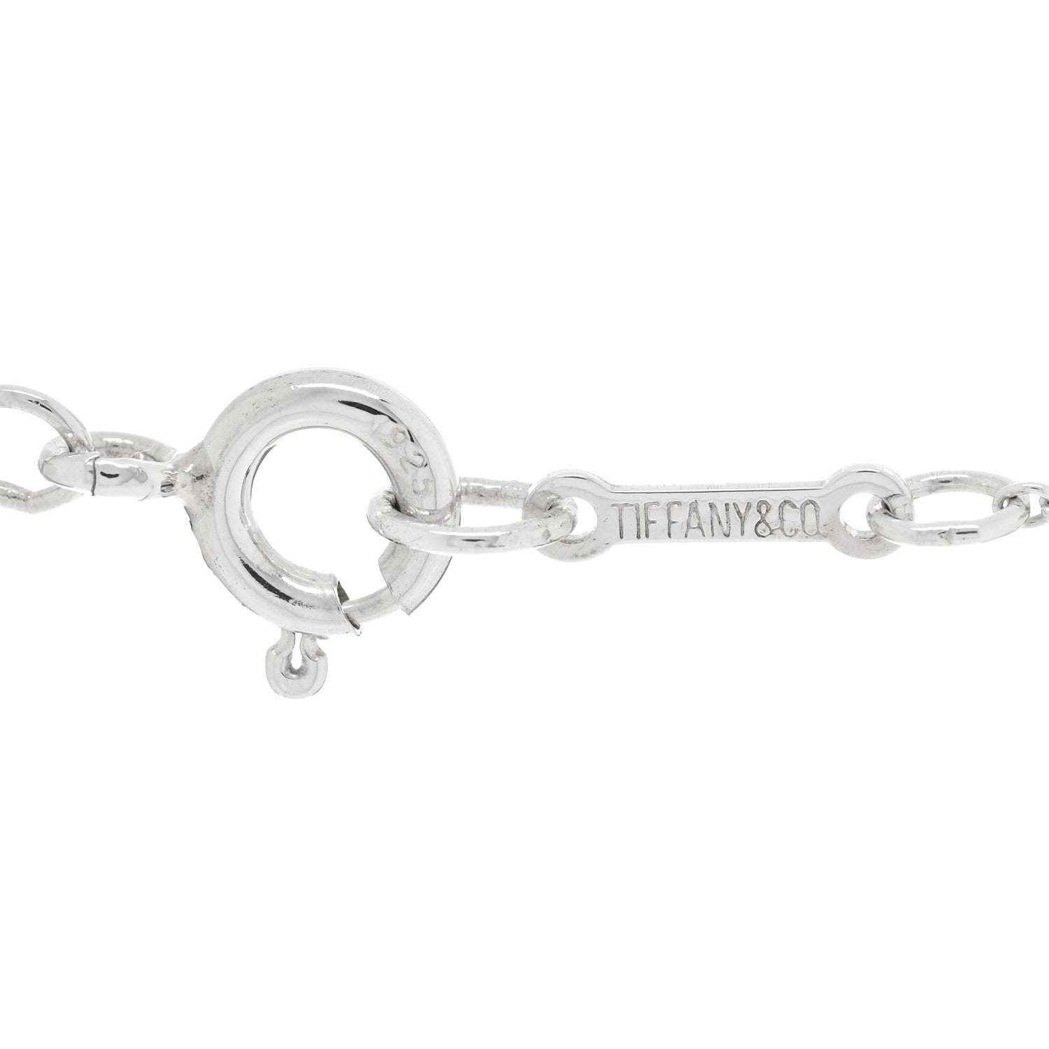 Tiffany Sterling Silver Paloma Picasso Loving Heart Pendant Necklace 4 of 5