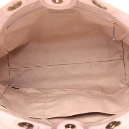Chanel Mixed Fibers Small Deauville Tote Beige 5 of 10
