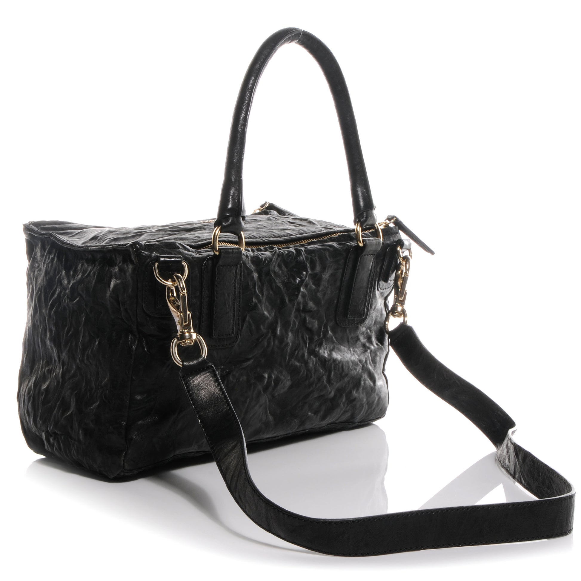 Givenchy Tumbled Sheepskin Medium Pandora Bag Black 3 of 10