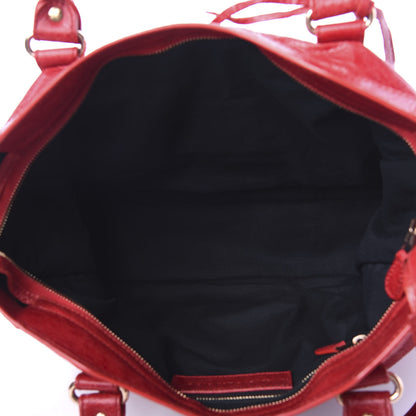 Balenciaga Agneau Giant 12 Rose Gold Hardware City Rouge Coquelicot 4 of 9